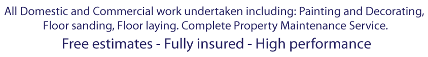 Barnton Property Services Edinburgh - Domestic and Commercial work undertaken